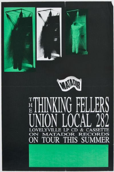 The Thinking Fellers Union Local 282 Original Album Promotion and Tour Poster